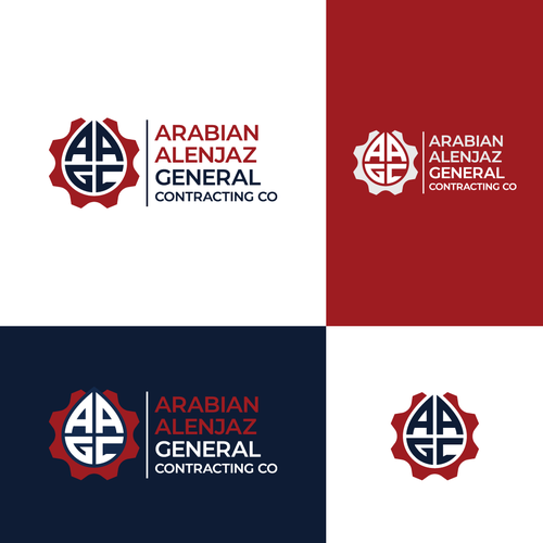 “Modern Industrial Logo for AAGC – Construction & Contracting Company” Design by CaptainZZ