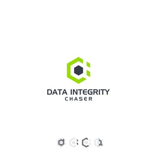Logo: "The Pursuit of Data Integrity..." Design von bimz.darko