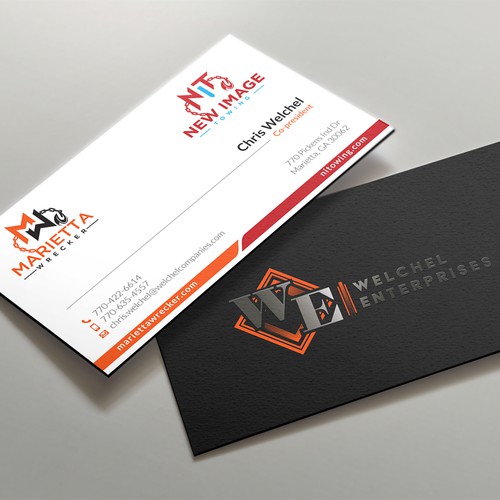 Powerful business card for large towing enterprise Design by kaylee CK