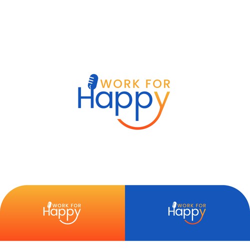 We need a fun and engaging Podcast logo for a Pod about happiness in work and life Design by keoart