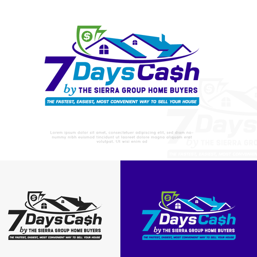 7 Days Cash  Logo Contest Design by Eli-