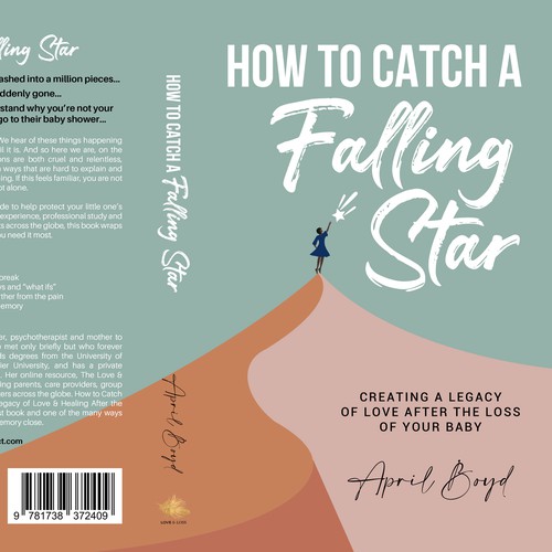 Design a book cover for "How to Catch a Falling Star" Design by ~99~