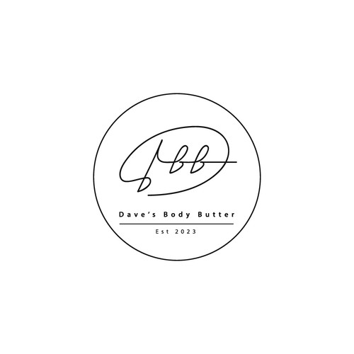 Perfect logo design for Dave's Body Butter (DBB) - Make your Body Butta! Design by royan mj