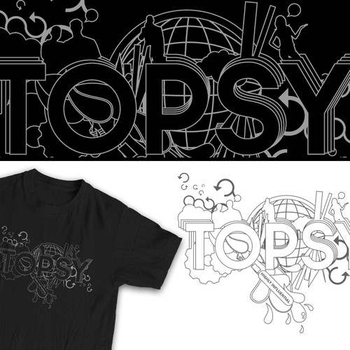 T-shirt for Topsy Design por Atank