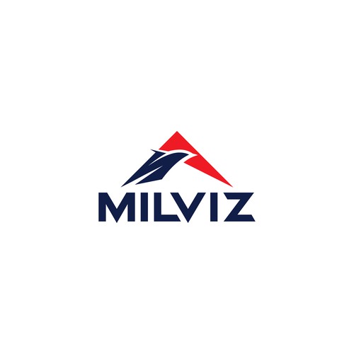 MILVIZ Logo - Producer of Military Flight Simulation Design by plyland