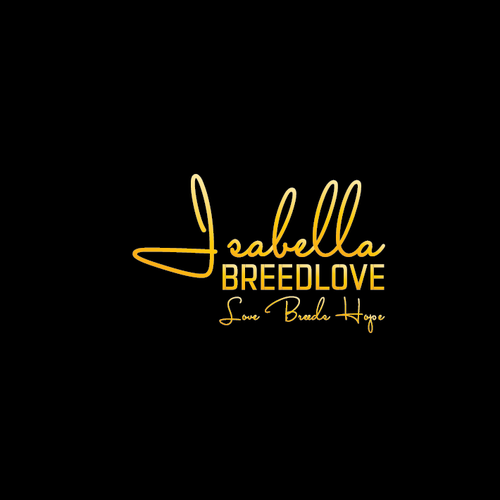 Create a powerful logo for Isabella Breedlove a new artist in the Country Music and she's Latina! Design by rezakarim