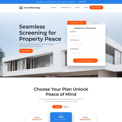 Eviction Website Design. Design by ⭐CaptMarvel⭐