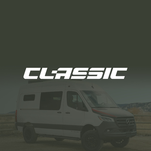 Camper Van Model Logo - "Classic" Diseño de REDjo_design