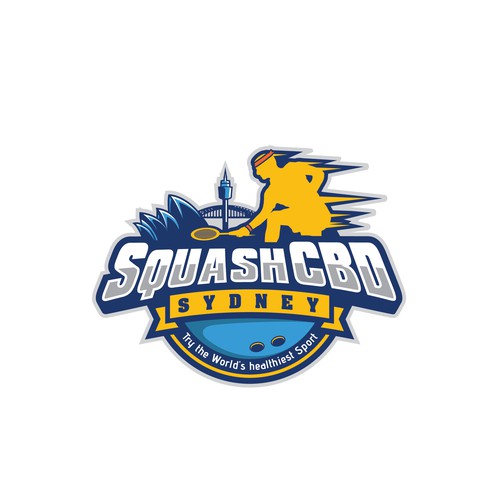 Sydney CBD Squash Club looking for a logo showing speed / athletism to attract new players to sport