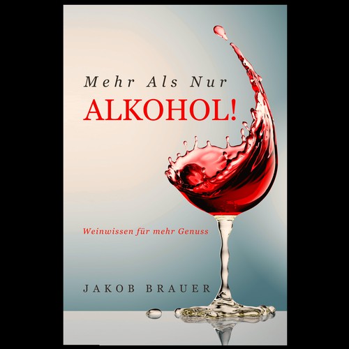 Unique cover for a wine ebook Design by ilknurmustu