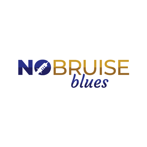 No Bruise Blues - Logo for product packaging for a Bruise and Swelling Product Design by LogoCraftPro