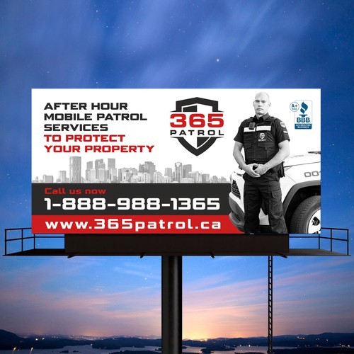 I need a billboard design for a Security Guard Company Design by isuk