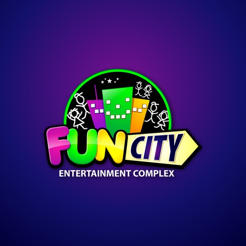 コンペ「Logo Design for Fun City」のデザイン by .JeFさん 