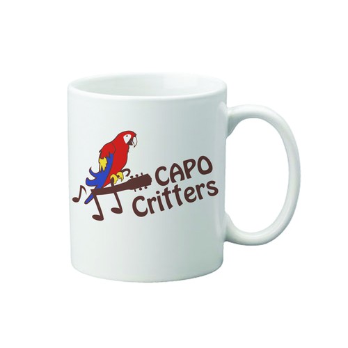 LOGO: Capo Critters - critters and riffs for your capotasto Diseño de janeedesign