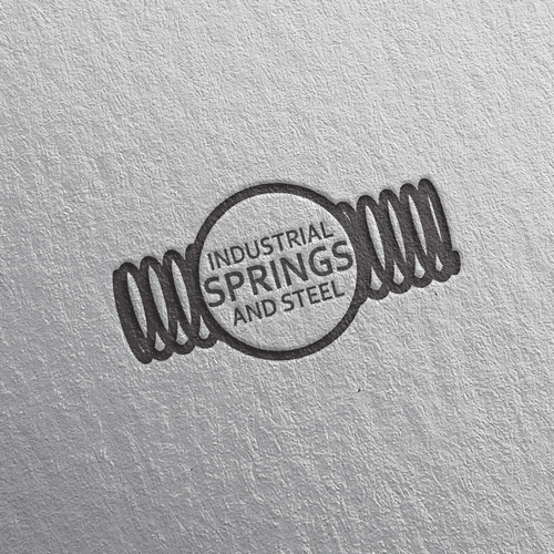 Design a modern industrial logo for a spring manufacturing firm Logo