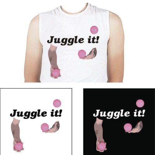 Juggling T-Shirt Designs Ontwerp door THUMP
