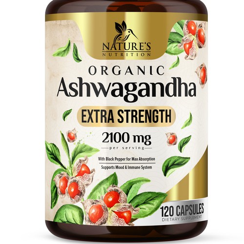 Ashwagandha Design Needed for Nature's Nutrition Design by UnderTheSea™
