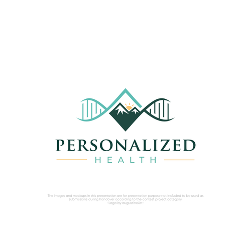 Simple, abstract logo that conveys luxury health experience Design by augustinArt