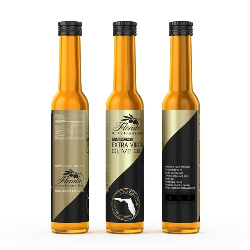Olive Oil Bottle Label Design by syakuro