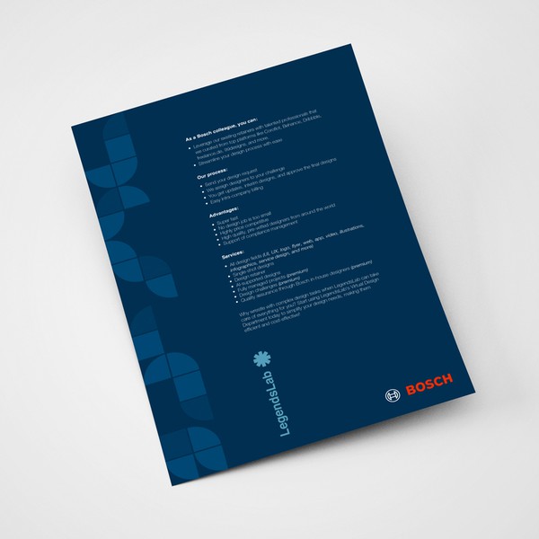 BOSCH - LegendLab Flyer Back Page Design