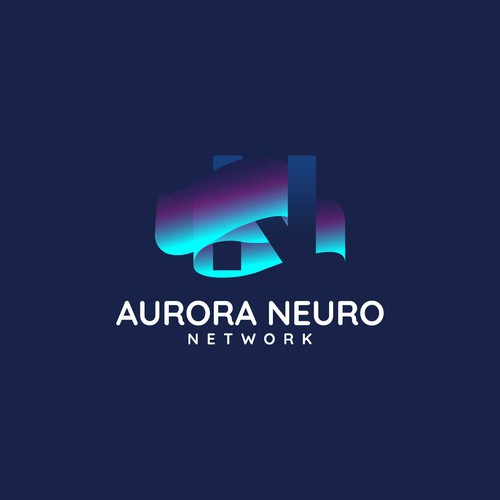 Northern lights logo design for a neurological healthcare clinician and nature lover Design by Astart