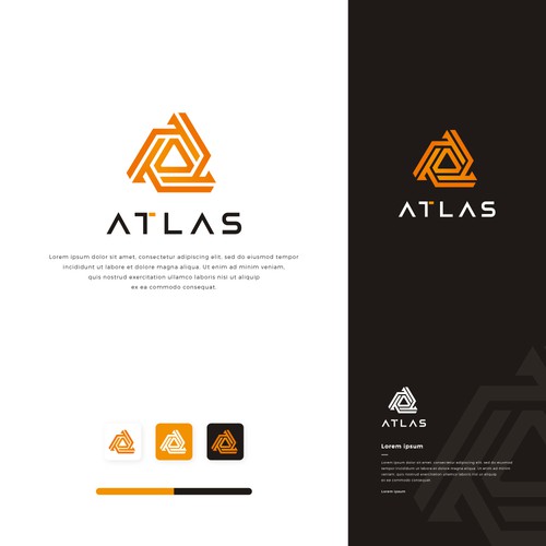 Abstract logo for crypto project Design by JudynGraff