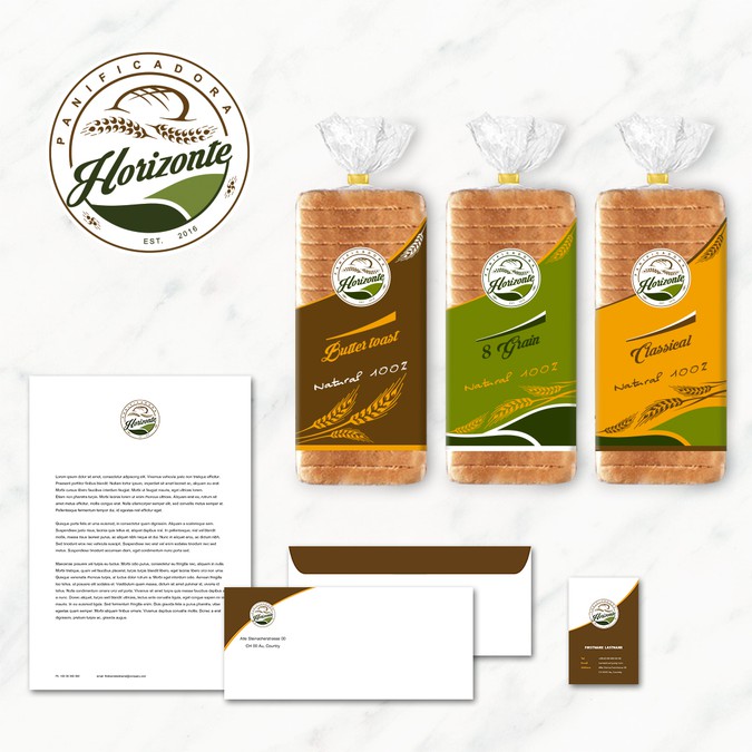 Create a captivating branding for a new bakery Logo & brand identity