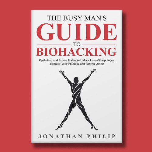 Exciting and unique book cover for mind, body, spirit and health optimization that appeals to men Design by O'idea