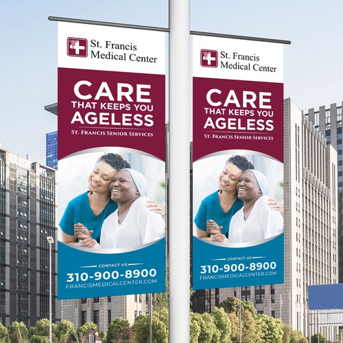 Design a banner that attracts older adults & families to use our specialized senior care & services Design réalisé par Sketch Media™