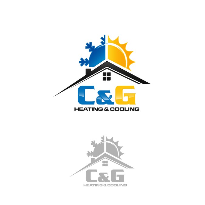 Heating and Cooling Company Logo Logo design contest