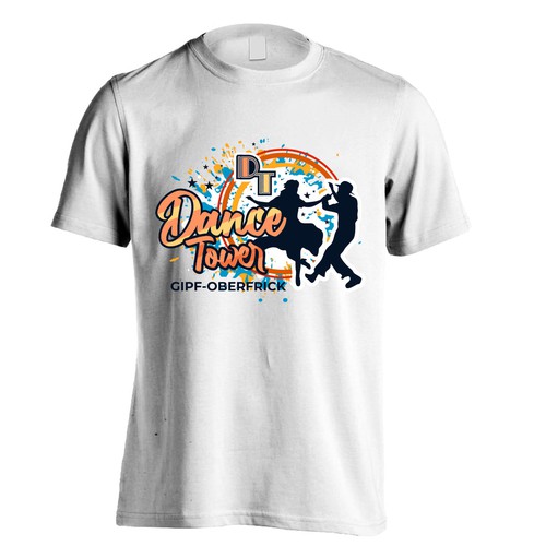 T-shirt Design - Dance Tower Design by mozaikworld