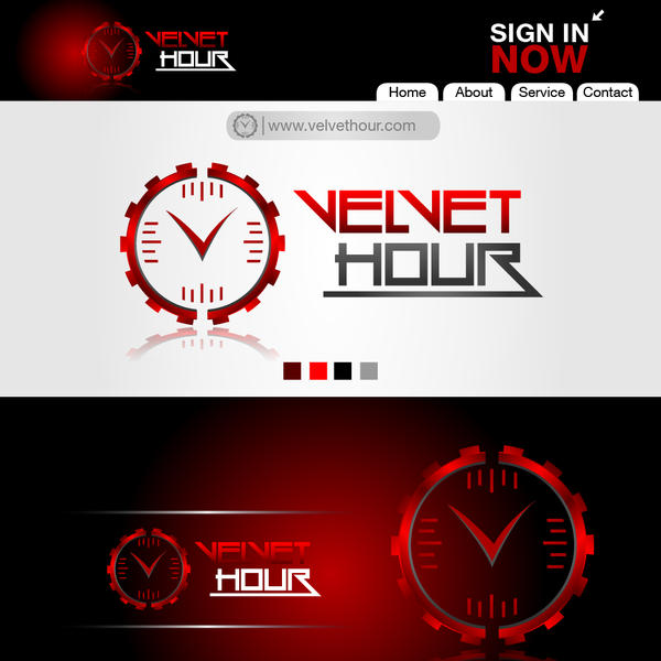 Design by ▐▐▐ LEILANIX▐▐▐ ™ titled "Create the next logo for Velvet Hour"