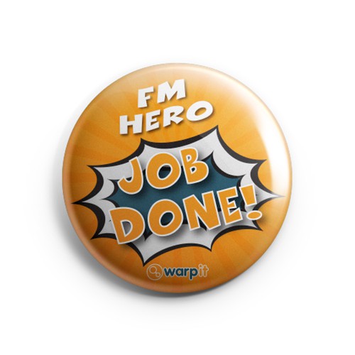 Design a pin badge for the service team!! Design von bor6es