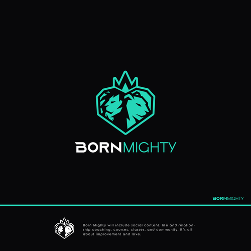 Bring “Born Mighty” Logo and Social To The Masses! Design by >>Jelena<<