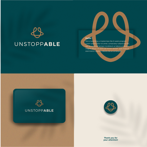 Masterclass-like logo to illustrate a high-end program Design by Algozia