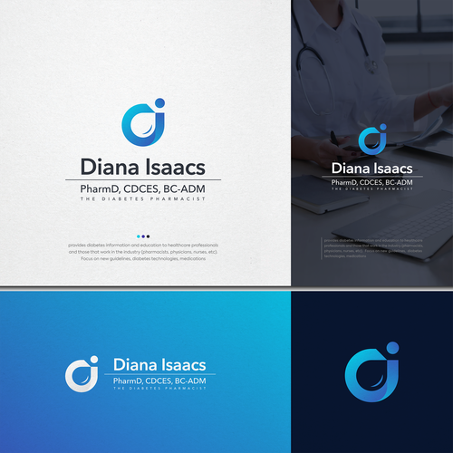 New logo and branding for diabetes pharmacist using the latest technology and therapeutics to help people with diabetes Design by ACanbro