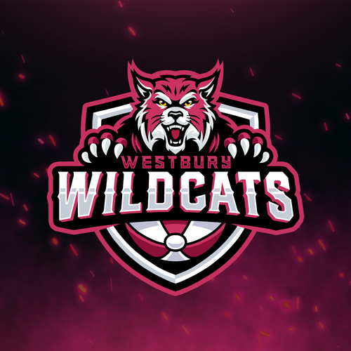 Westbury Wildcats Team Logo Design by boominc.std