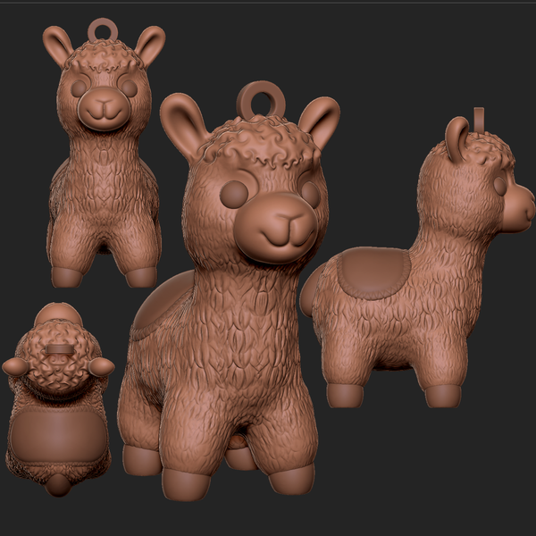 Alpaca KeyChain