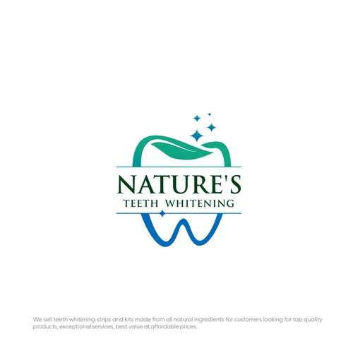 Nature's Teeth Whitening - Needs a Natural Company Logo Design by AGNDesign