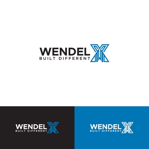 Luxury Logo Design for Wendel X — A Premium Construction Brand Built Different Design by AjiCahyaF