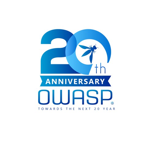 Design OWASP's 20th anniversary event logo and branding デザイン by Owlman Creatives