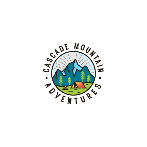 Designs | Outdoor Themed Logo for Cascade Mountain Adventures | Logo ...