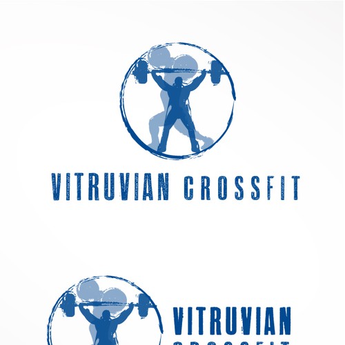 vitruvian man logo templates