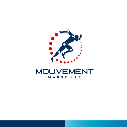 "Un logo jeune et dynamique autour du sport de la santé et du mouvement" winning Logo design