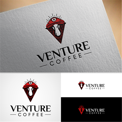 Venture coffee is a newly established coffee company seeking a psychedelic inspired logo! Design by Spidol clasic