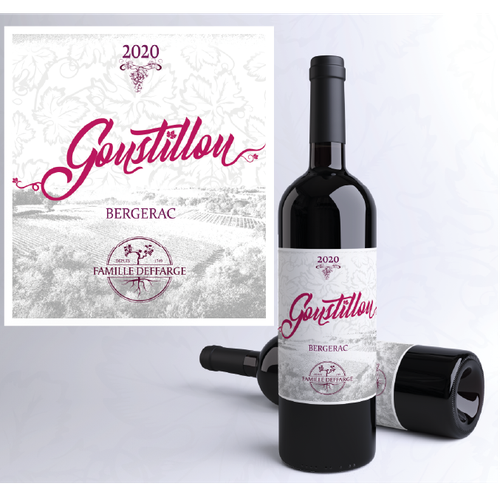 New label for a new french wine ! Design by GiOracle