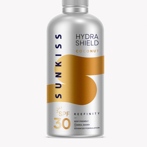 Luxury Sunscreen Label Design by Lady Goga