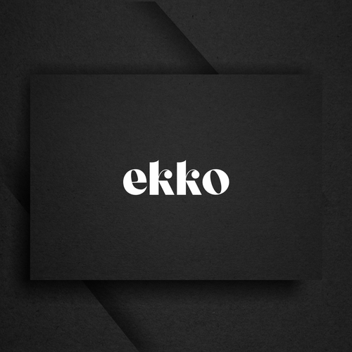 SIMPLE LOGO - ekko Letters then dm after Design by beklitos