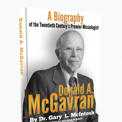 Create a compelling book cover design for an academic biography for Christian pastors and students Design by Bogdan Savu