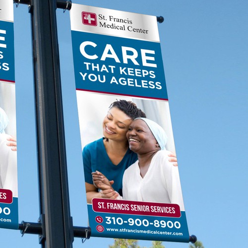 Design a banner that attracts older adults & families to use our specialized senior care & services Design by icon89GraPhicDeSign